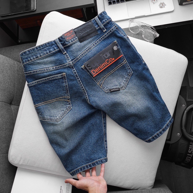 Quần Short Nam cao cấp xuất xịn- xanh rách -slimfit | BigBuy360 - bigbuy360.vn