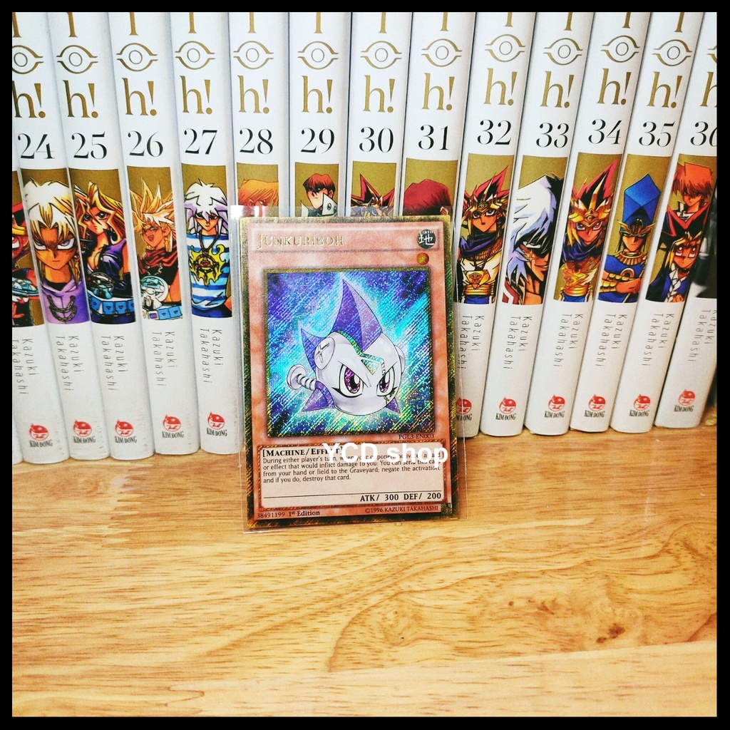 Thẻ bài yugioh chính hãng Junkuriboh – Gold Secret Rare
