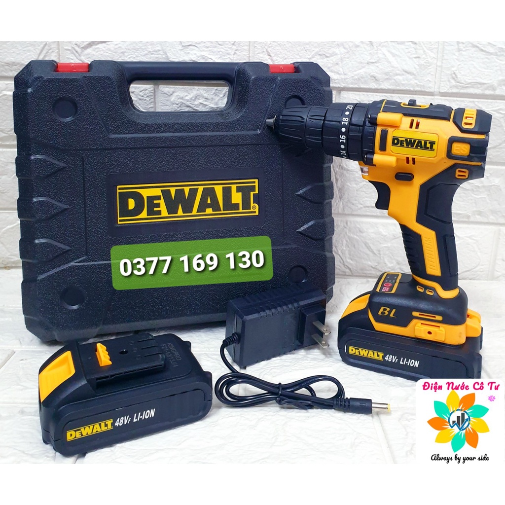 Máy Siết Bulong Không Chổi Than 20v Dewalt (mạnh - đẹp - bền)