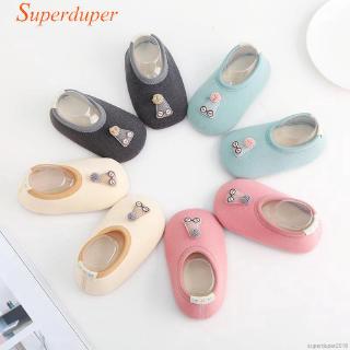 Giày tất đế mềm chống trượt họa tiết hoạt hình dễ thương cho bé