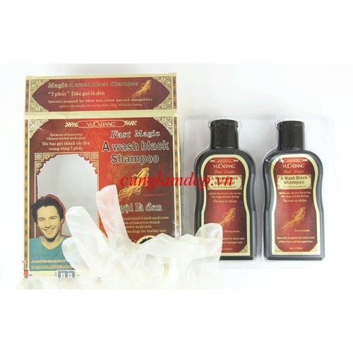 Dầu Gội Đen Tóc 2 Chai Lớn Hàn Quốc