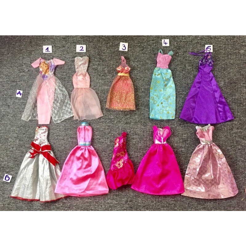 QAA5-ĐẦM CHO BÚP BÊ BARBIE