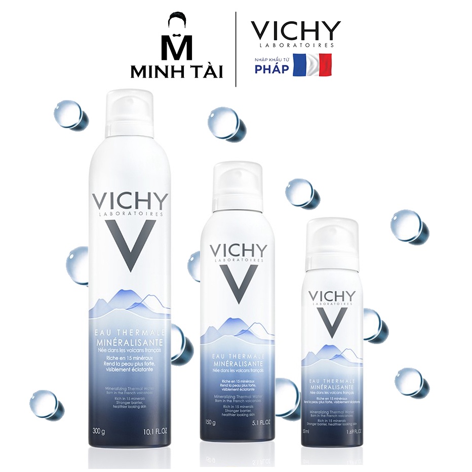 Xịt Khoáng Dưỡng Da VICHY Mineralizing Thermal Water - Hàng Chính Hãng
