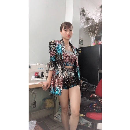 Quần sooc kim sa các màu