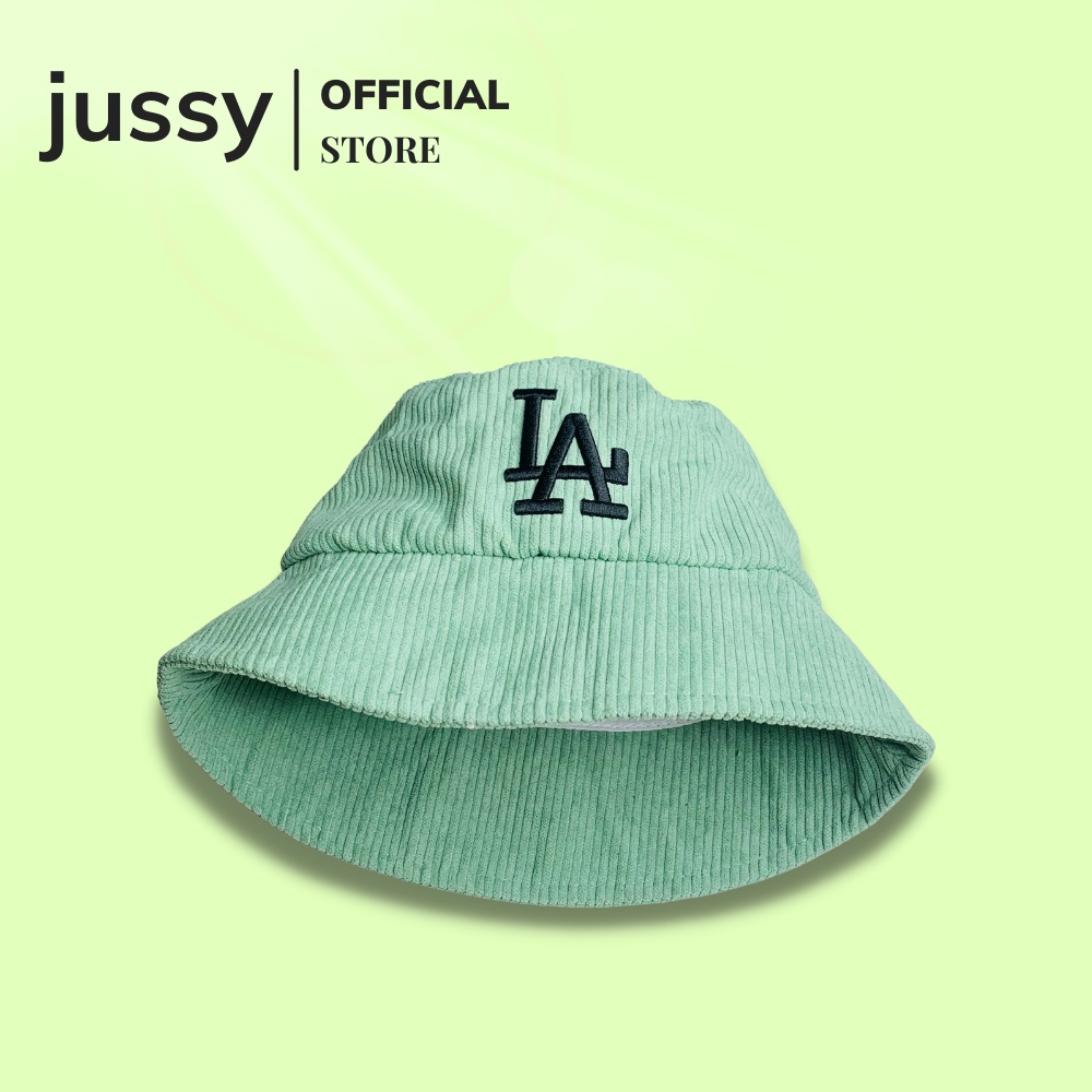 Mũ Bucket L/A Vành Cụp Jussy Official Nón Tai Bèo Chất Nhung Tăm Cao Cấp Form Unisex Nam Nữ