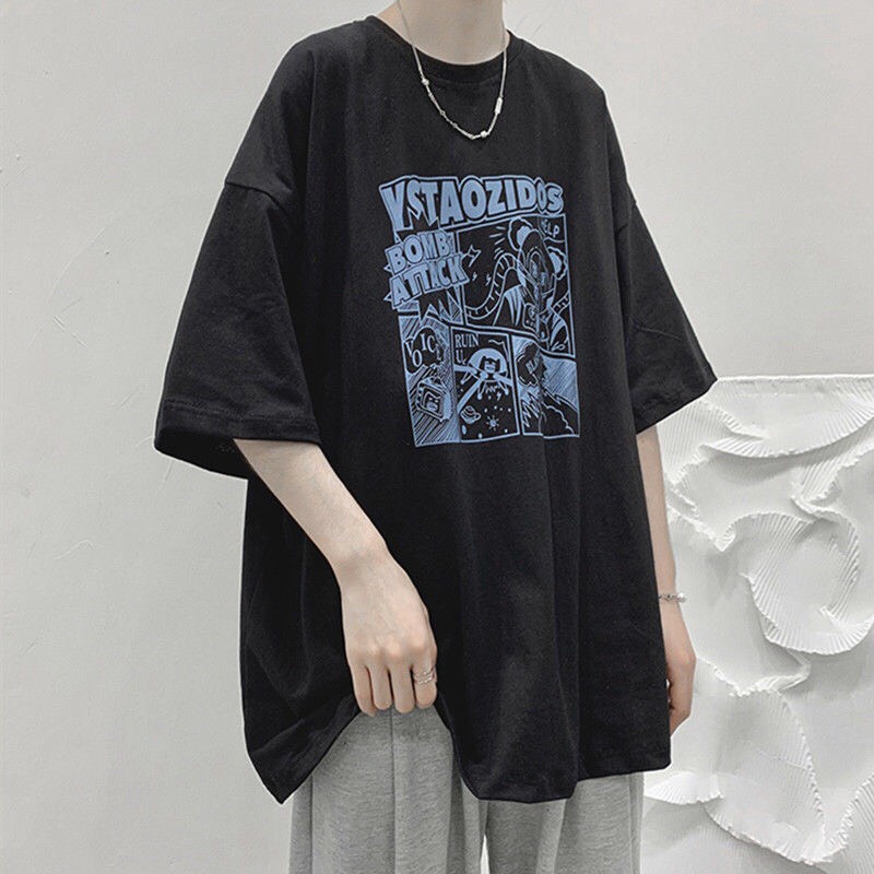 Áo phông nam nữ, áo thun cotton cộc tay hè unisex form trùm Mông dáng thụng xịn đẹp - ZADOLA FASHION