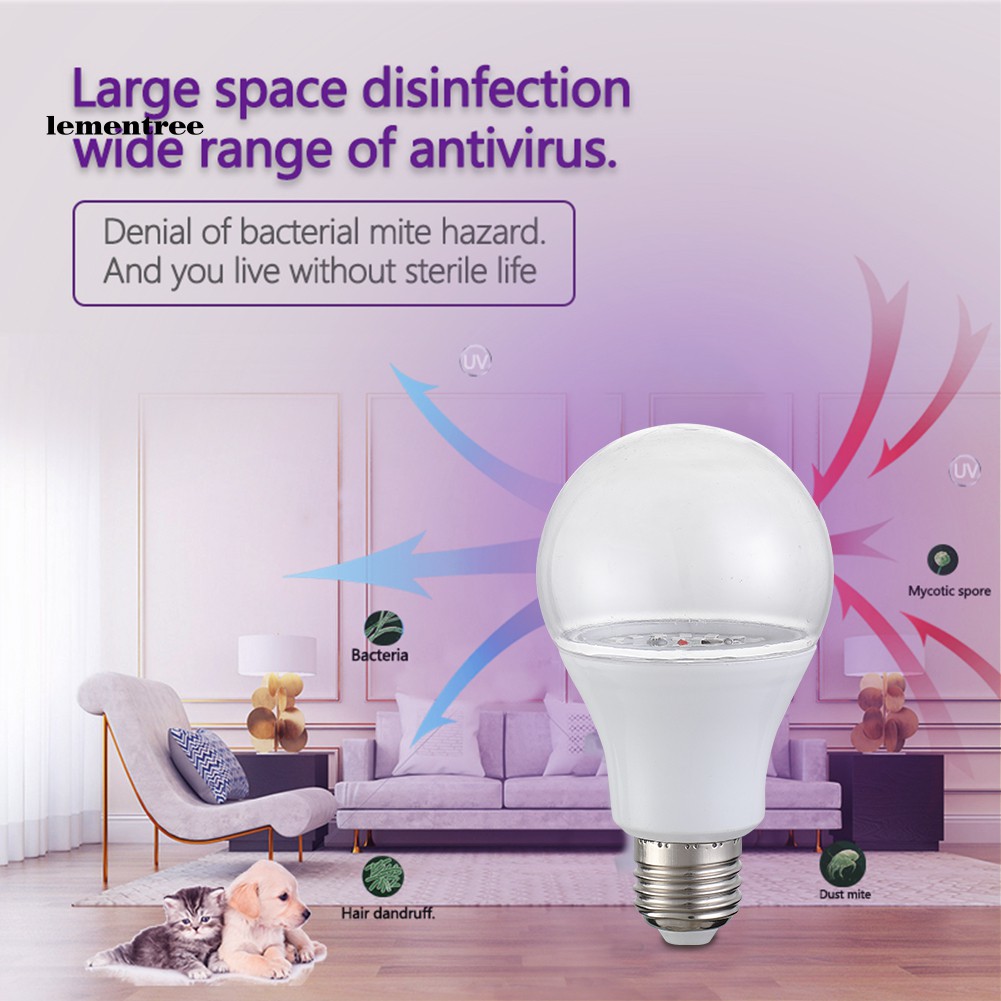 ✡WYB✡9W E27 36-LED UV Ultraviolet Sterilization Disinfection Light Germicidal Lamp