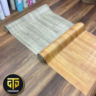 Simili Trải Sàn Vân Gỗ Màu Vàng Đẹp, Xám - Chịu nước, Chống mỗi mọt | Giá 1m2