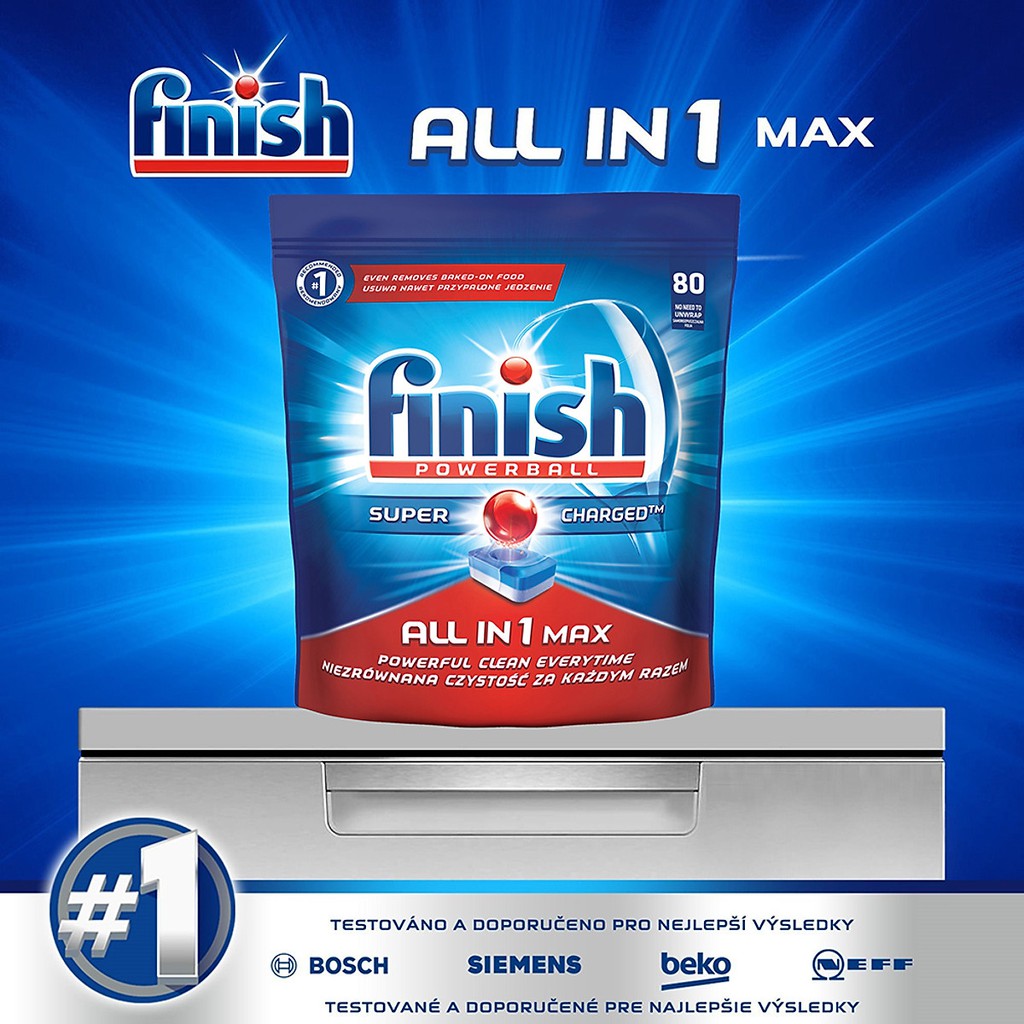 Viên rửa bát Finish All in 1 Max