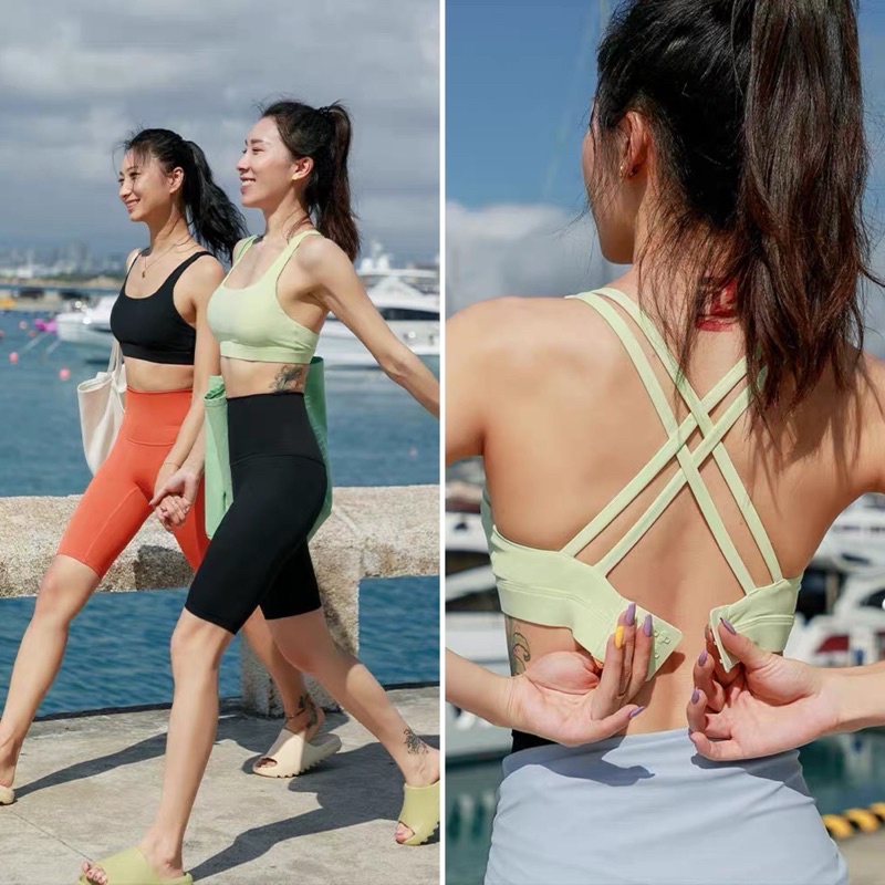 Áo Tập Gym Yoga Có Sẵn Mút Lót- Áo Lót Thể Thao Cao Cấp Lululemon Energy Adjustable Bra