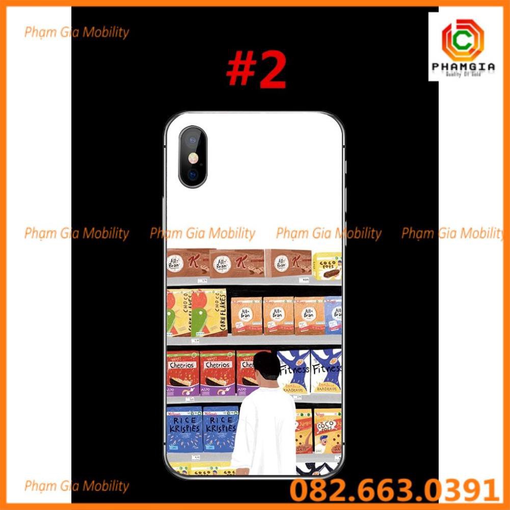 Ốp lưng dẻo in hình đẹp iPhone X 8 7 6 6S Plus 5 5S SE chó shinba dễ thương