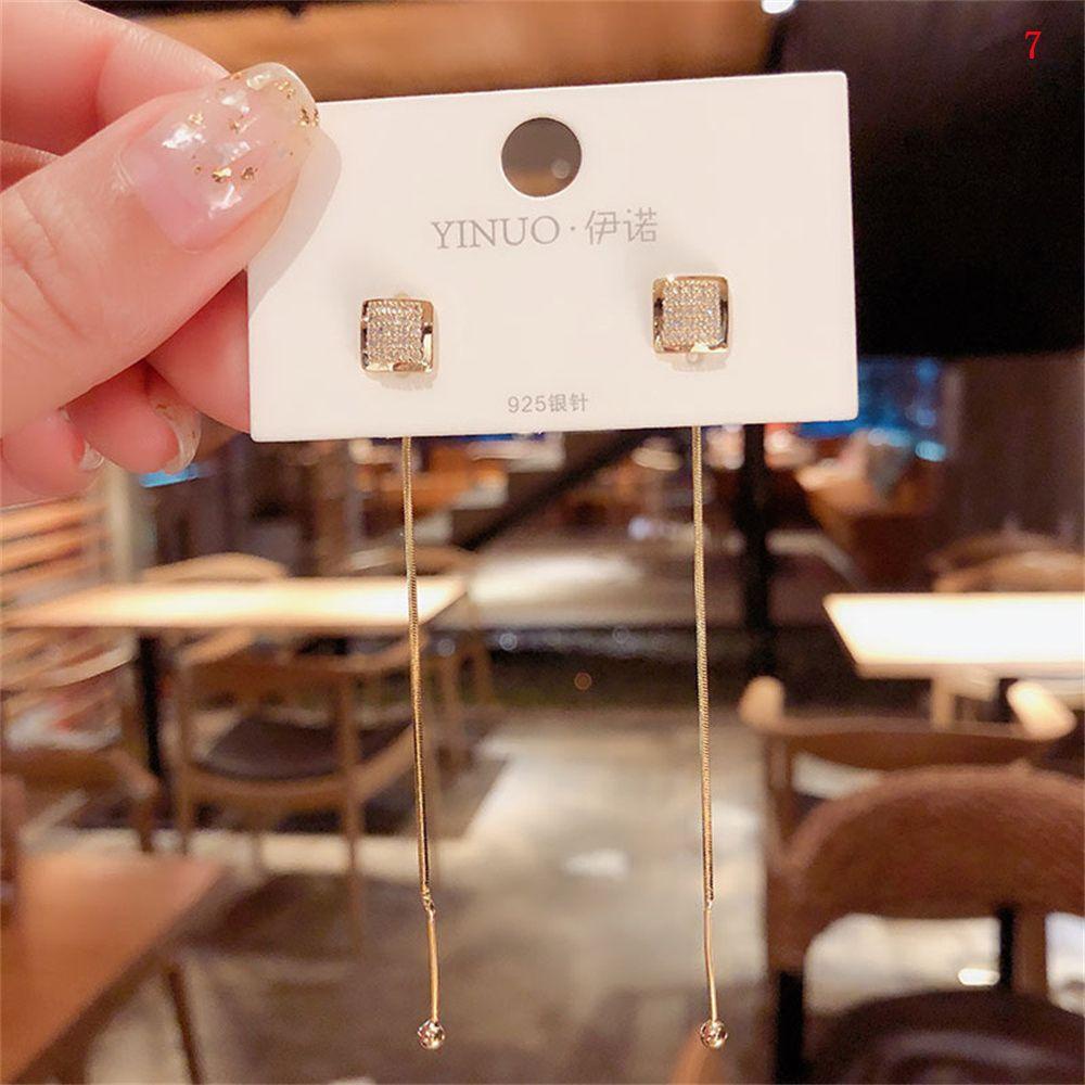 ROWANS Bông Tai Thời Trang Kiểu Đinh Tán Cỡ Lớn Phong Cách Hàn Quốc Cho Nữ