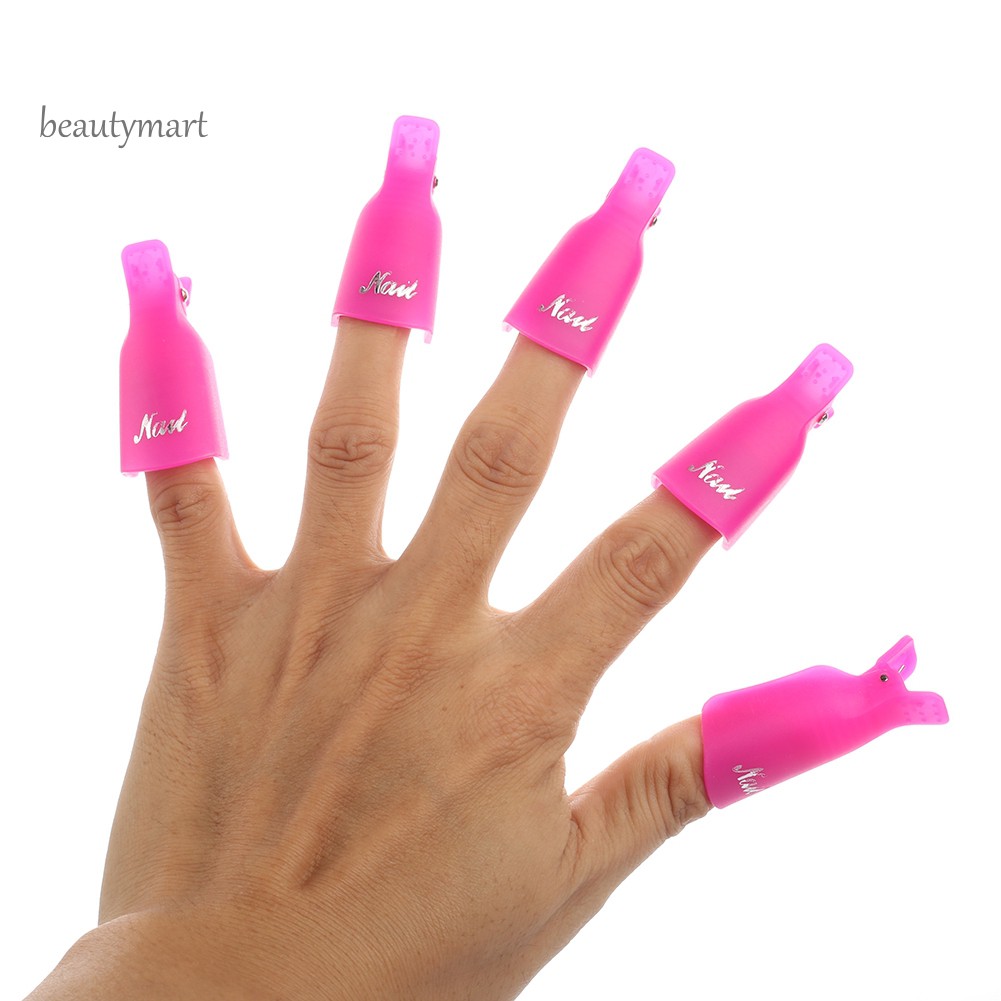 [Hàng mới về] 10 Kẹp bọc nhúng tẩy sơn móng tay