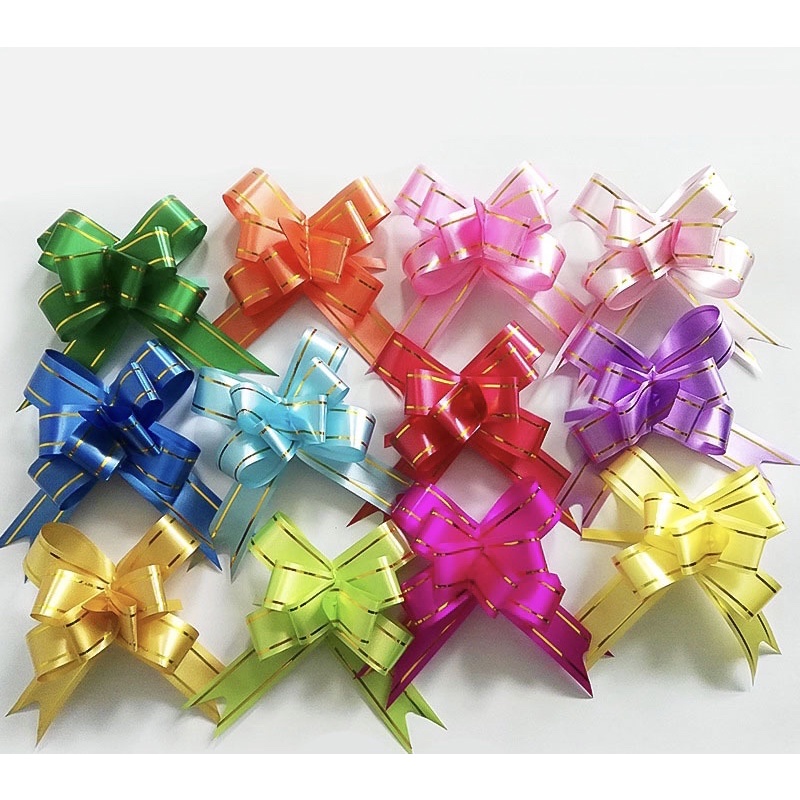 Set 5 Nơ Rút Gói Quà Size 18MM/55MM