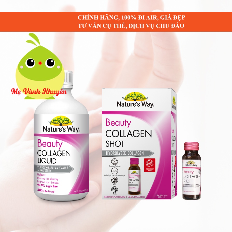 Bổ sung collagen đẹp da Nature's Way Beauty Collagen Liquid
