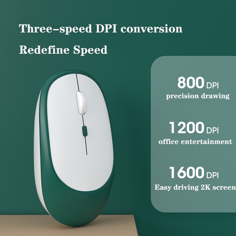 Chuột Bluetooth Không Dây UPBGNG Với Bộ Nhận Tín Hiệu Cho Xiaomi Mi Pad 5 Pro Xiaomi Pad 5