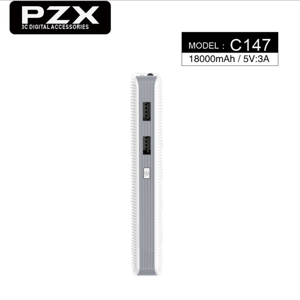 Pin Sạc Dự Phòng 18000mAh PZX C147 Có 2 Cổng Sạc