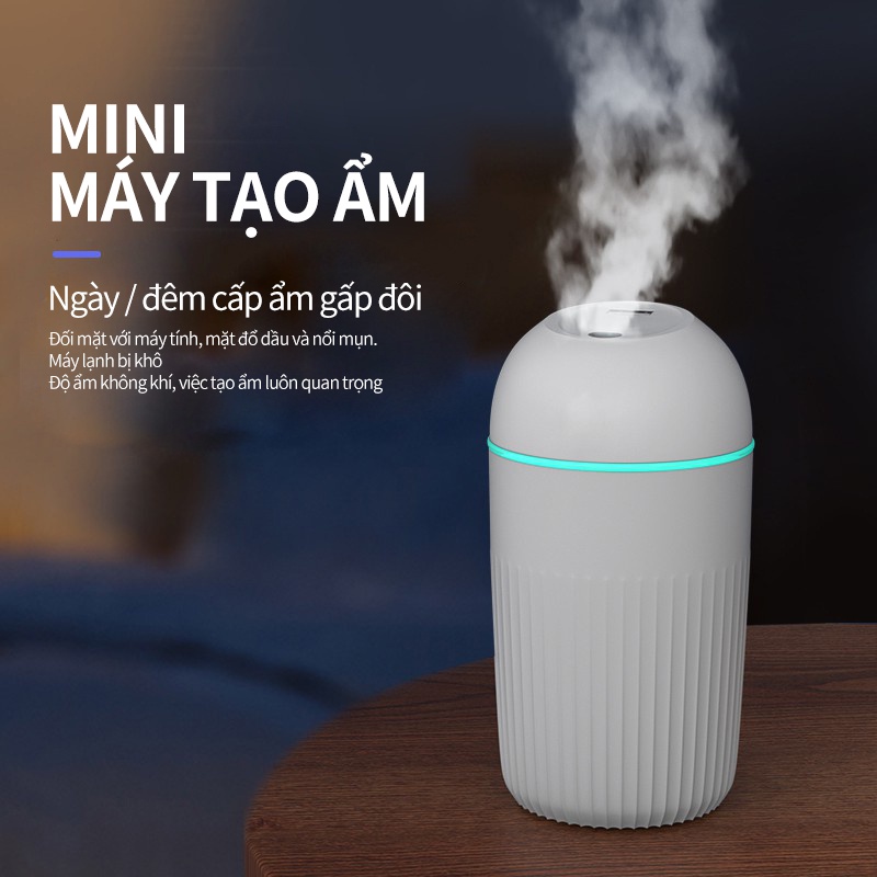 Máy Phun Sương Tạo Ẩm Dung Tích Lớn 420ml Máy Khuếch Tán Tinh Dầu Cao Cấp Giúpa Thơm Phòng &amp; Đuổi Muỗi