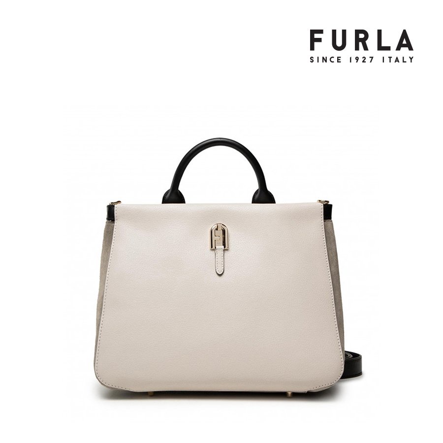 Túi Nữ FURLA Palazzo S Tote Vitello Milos Suede Vitello Sorrento