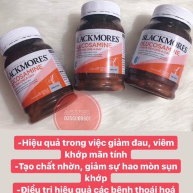 Lọ viên uống Blackmores glucosamine 180 viên