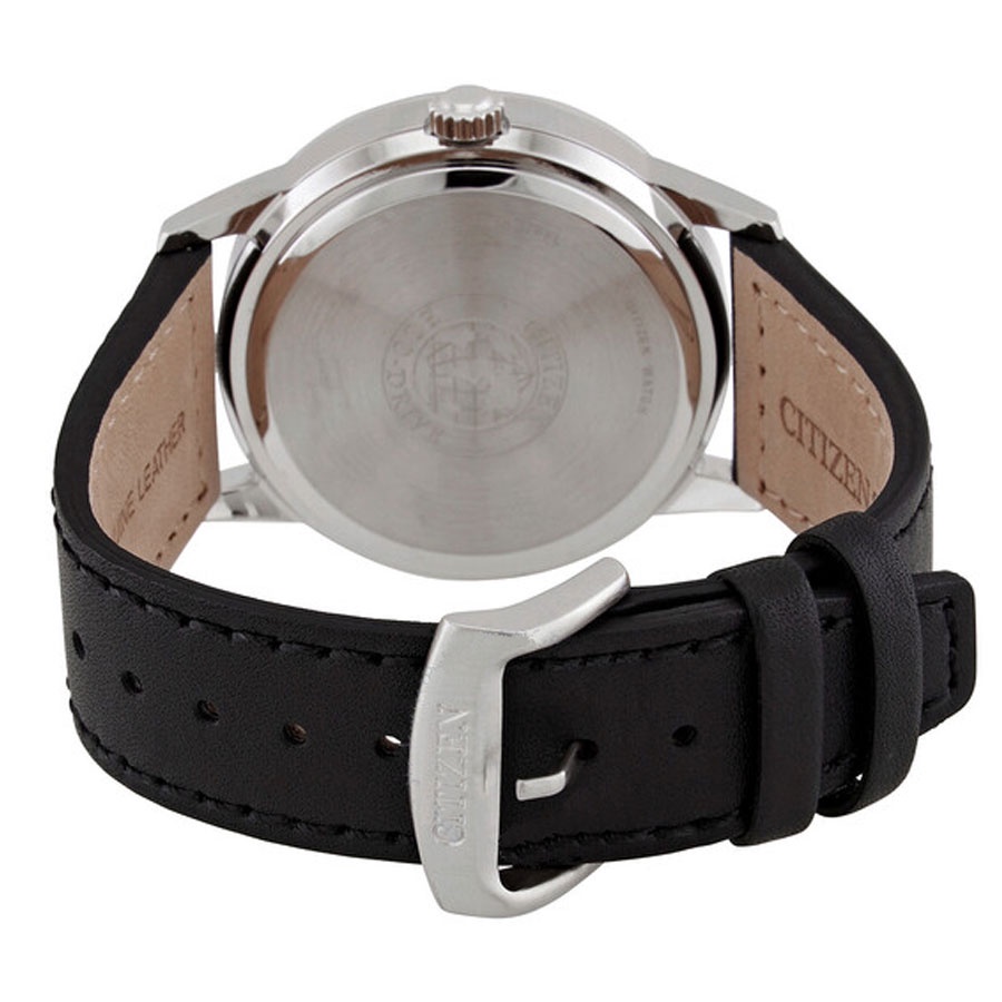 Đồng Hồ Nam Citizen Dây Da BU3020-15E - Mặt Đen