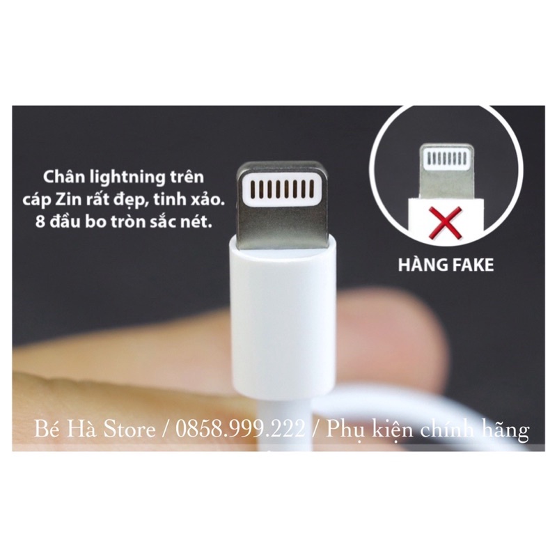 Cáp Sạc Theo Máy IP Xs /Xs Max |Zin 100% + New | Sạc rất nhanh | Bảo hành 12 Tháng