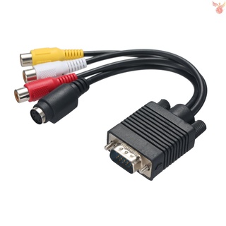 Cáp Chuyển Đổi Vga Sang S-Video 3 Rca Tv Av 3 Rca