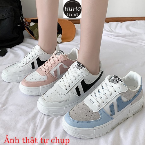 Giày thể thao nữ đế độn, Giày sục nữ ,sneaker siêu xinh hottrend 2021