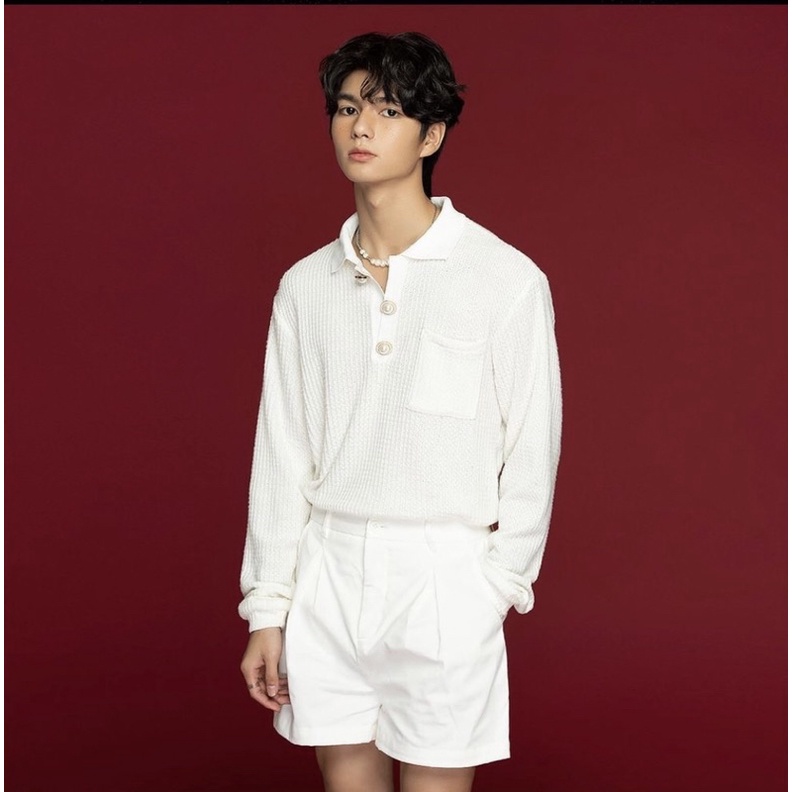 Áo Polo len tay dài