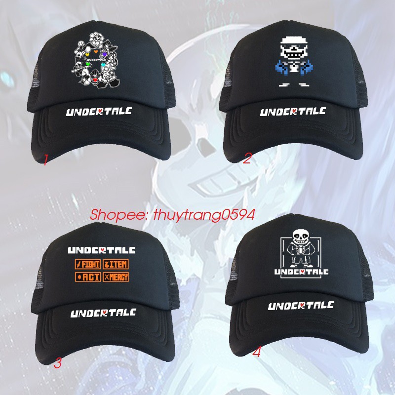 Nón Lưỡi Trai Sans trong Undertale