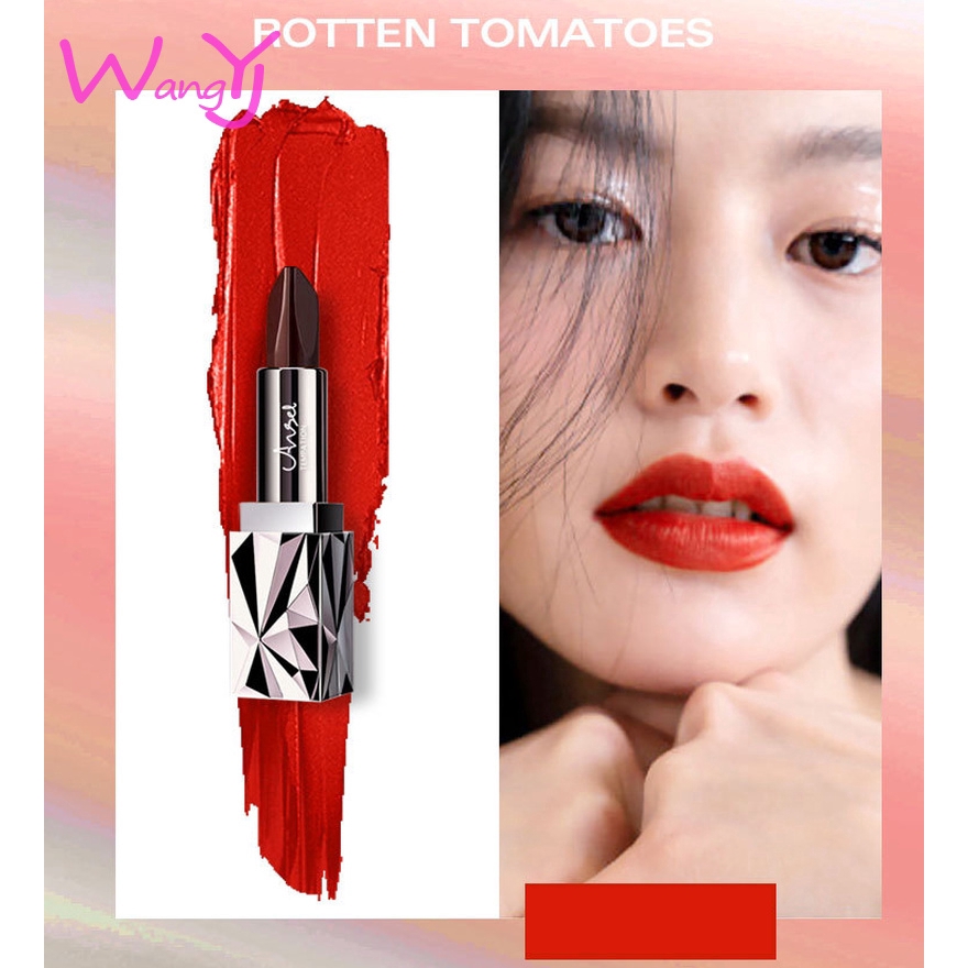 Son Lì Ba Màu Tùy Chọn Hình Viên KIm Cương Trang Điểm Chuyên Nghiệp