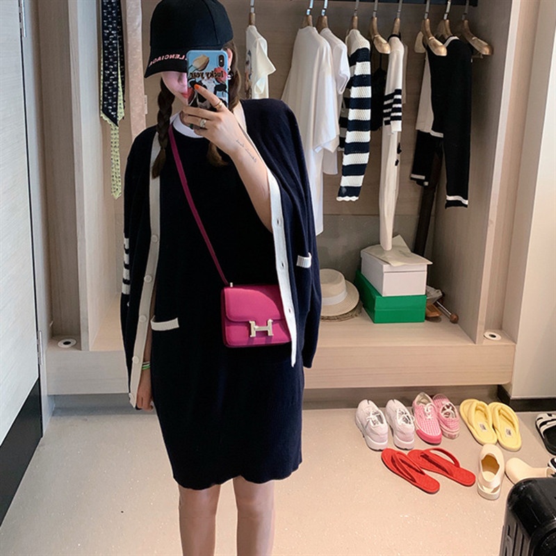 Áo Cadigan Thombrown Hình Chó Thời Trang Mùa Đông Nam nữ