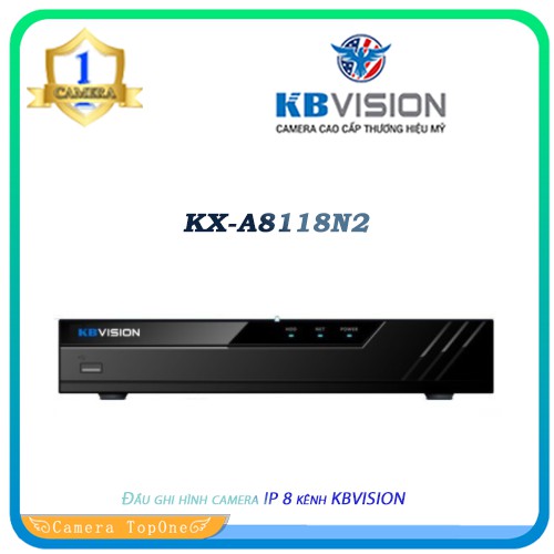 Đầu ghi hình camera IP 8 kênh KBVISION KX-A8118N2