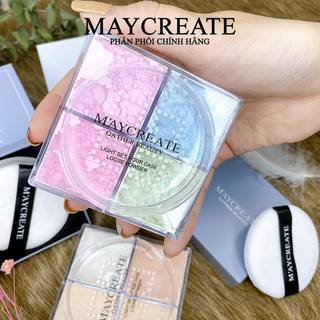 Phấn Phủ 4 Mầu Kiềm Dầu Kháng Nước Lâu Trôi Maycreate Hàng Nội Địa Trung.