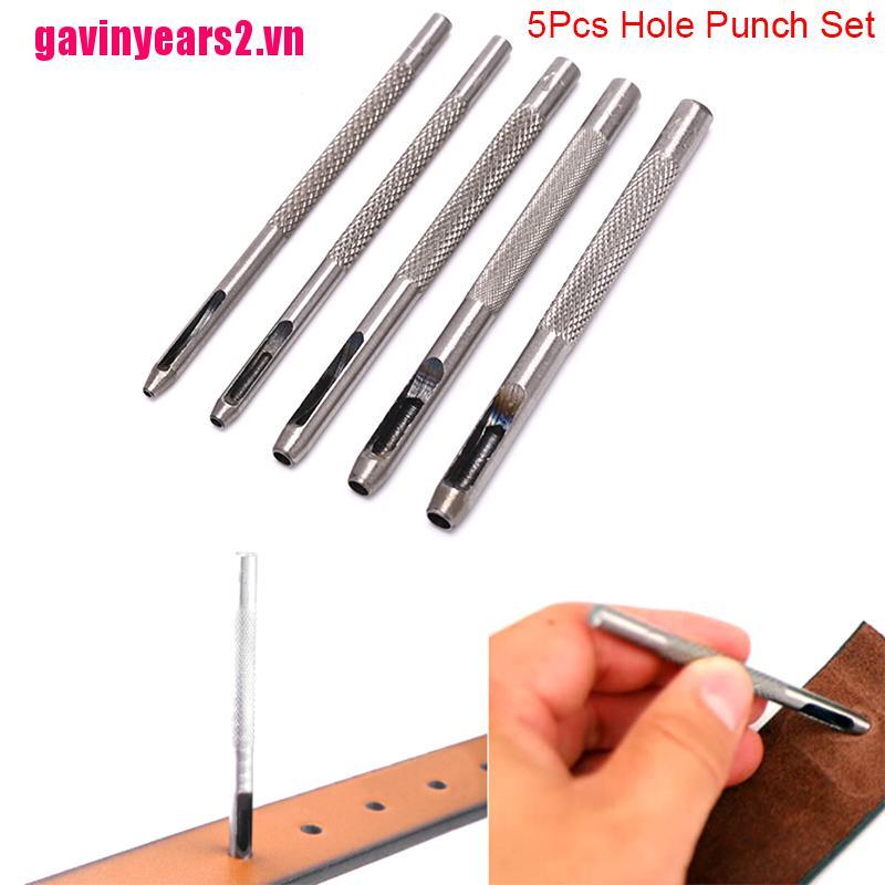 Bộ 5 Dụng Cụ Đục Lỗ Dây Da Đồng Hồ