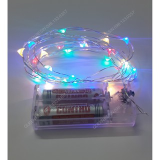Đèn Led dây 3v chạy 2 pin tiểu dài 3m
