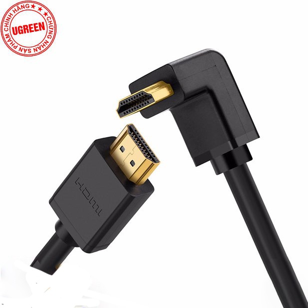 Cáp HDMI bẻ góc 270 độ dài 5m chính hãng UGREEN 10123 -Hãng Chính Hãng