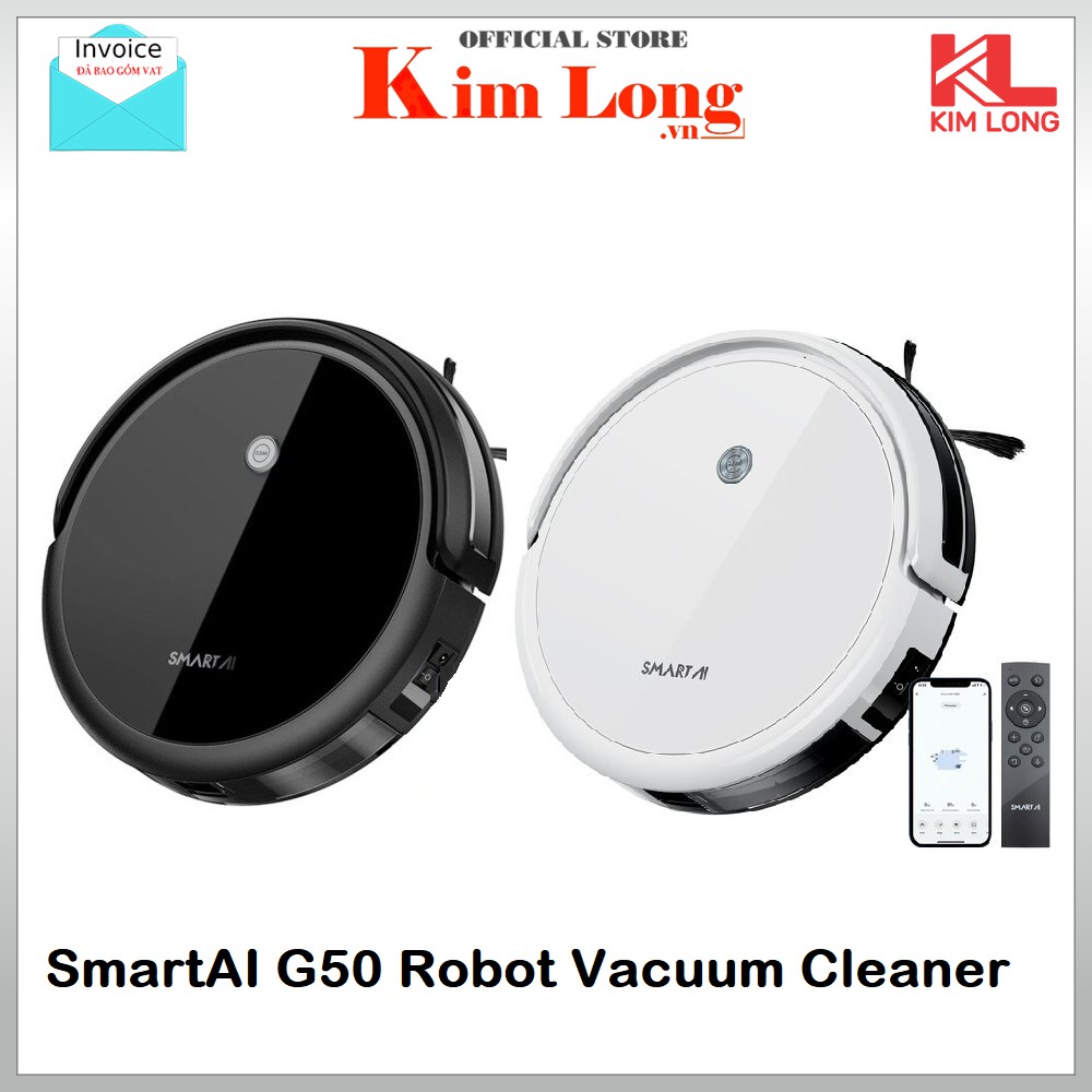 [Mã ELHA22 giảm 6% đơn 300K] Robot hút bụi lau nhà 360 SmartAI G50 Vacuum Cleaner Bảo hành 12 tháng