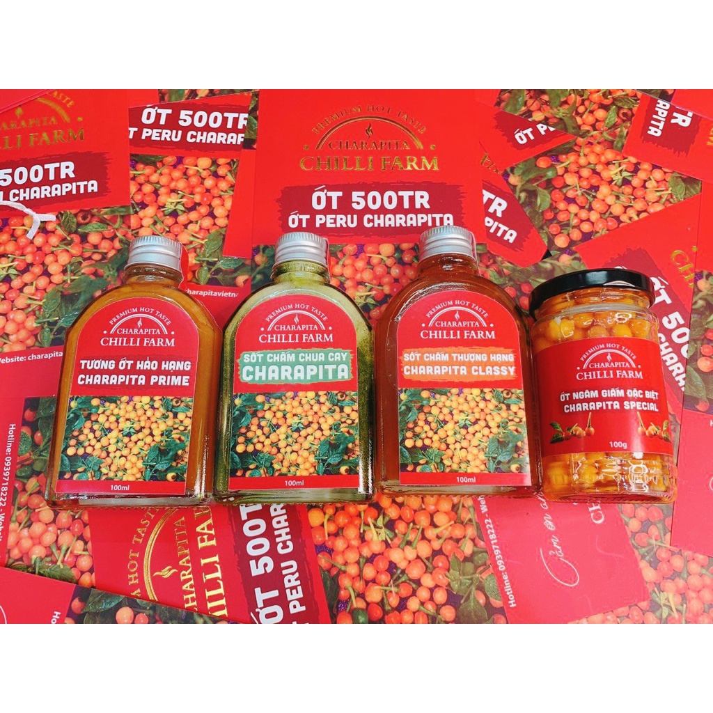 Tương Ớt Peru Hảo Hạng Siêu Cay Nguyên Chất Charapita Cao Cấp
