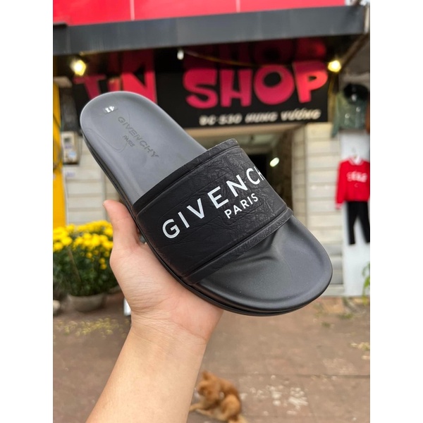 Dép nam givenchi quai da Cao Cấp - dép quai ngang thời trang nam hàng Xuất Xịn