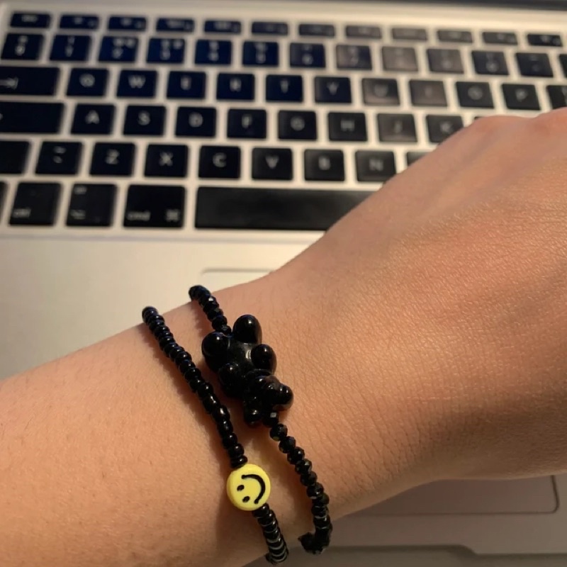 Vòng tay co giãn mặt cười 4 tông màu ❤️😍