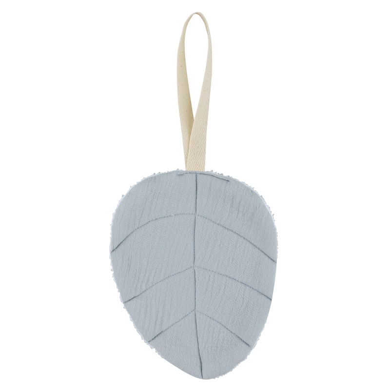 Dây Đeo Núm Vú Giả Bằng Cotton Mềm Mại Hình Chiếc Lá Cho Bé Sơ Sinh Mọc Răng