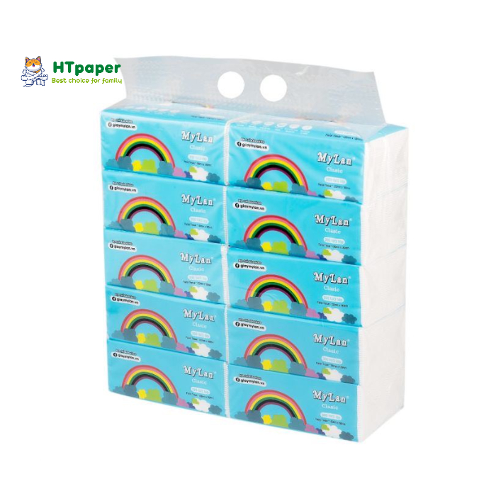 💥Gói Khăn Giấy Rút Cầu Vòng MyLan 3 Lớp  dai mịn tiết kiệm