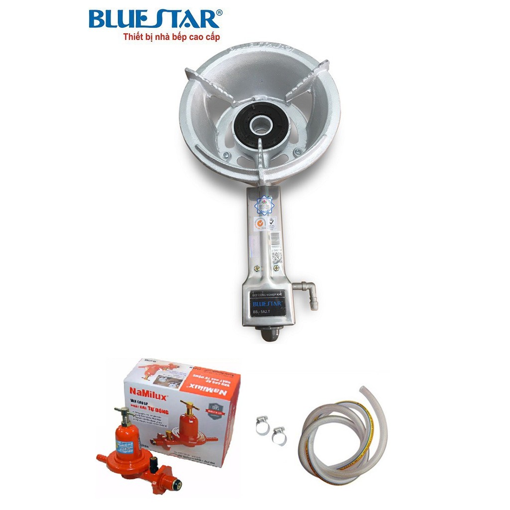 Bếp khè gas công nghiệp Bluestar BS-5A2T (Loại cán trung)