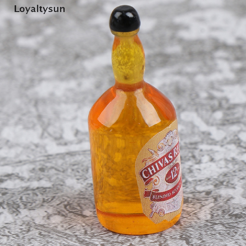 Set 8 chai rượu mini tỉ lệ 1:12 cho nhà búp bê mới