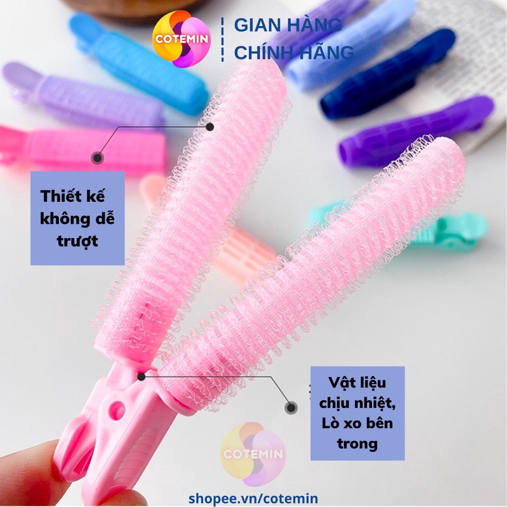 Kẹp làm phồng chân tóc mái uốn tóc mái thưa kẹp uốn tóc tạo kiểu Hàn Quốc