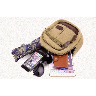 Balo vải bố mini thời trang 2in1