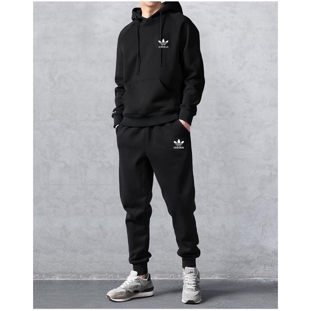 áo hoodie nỉ nam chất đẹp, áo nỉ mũ túi bụng lô gô nhỏ đát 3 lá