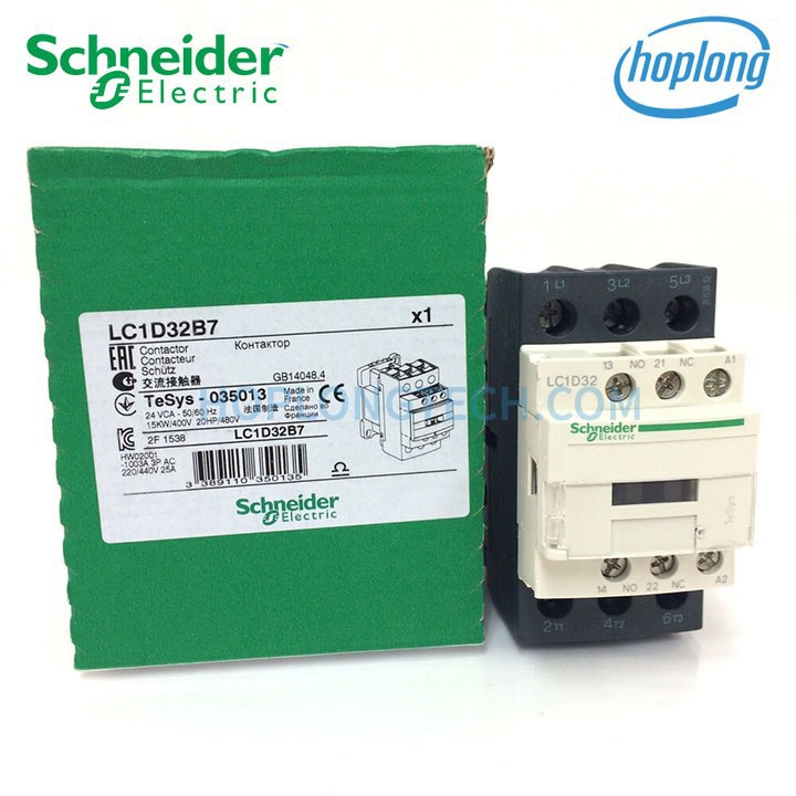 Chinh Hang Lc1d32b7 Khởi động Từ 3 Pha Schneider 25a điện Ap 24vac Shopee Việt Nam
