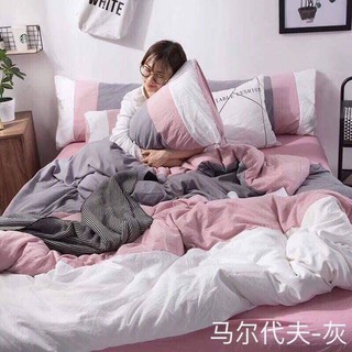 Bộ Chăn Ga Gối Đũi Phối